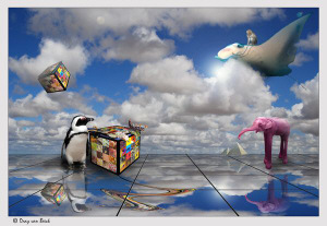 If Salvador Dali was a diver...(Dali's dream) by Dray Van Beeck 